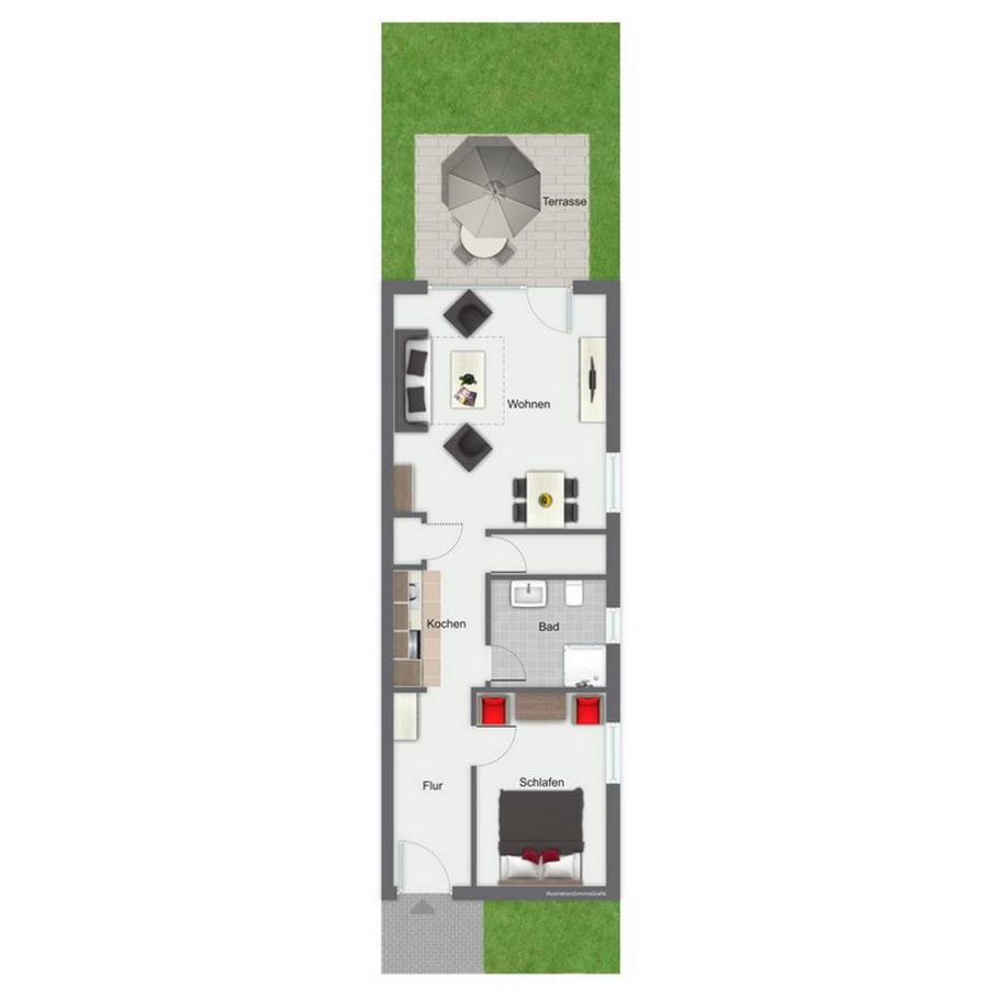 Feriendorf Papillon Wohnung 09-4 博尔滕哈根 外观 照片